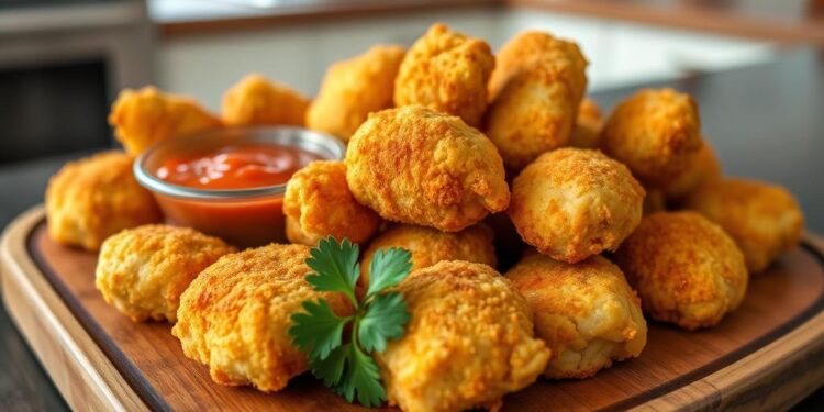 nuggetsy z piekarnika