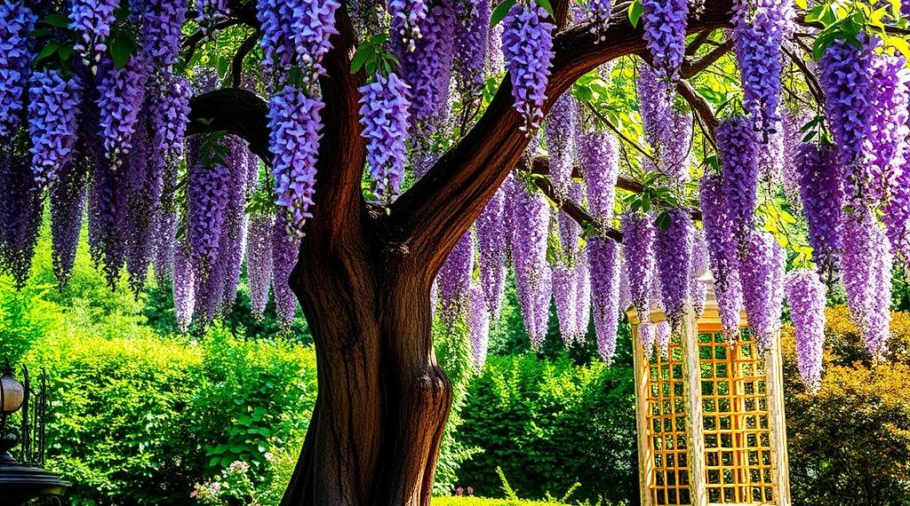 wisteria na pniu